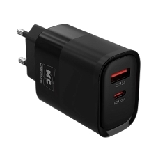 Сетевое зарядное устройство MORE CHOICE (4620202555557) NC81i СЗУ 1USB+1Type-C 3.0A PD 20W+ QC3.0, черный