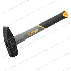 Молоток слесарный Denzel 600 г, кованый, фибергласовая рукоятка c TPR покрытием