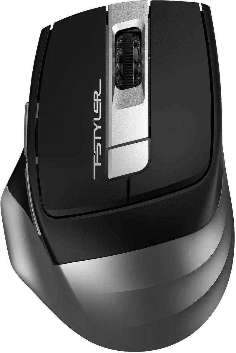 Мышь беспроводная A4Tech Fstyler FB35 серый, 2000 dpi, радиоканал, Bluetooth, USB, кнопки - 6
