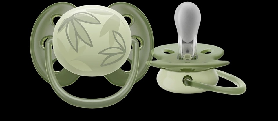 Пустышка Philips Avent ultra soft, листочки, 0-6 мес., 1 шт.