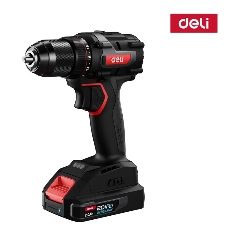 Дрель-шуруповерт Deli DE-DZ20-2D2, 20 В, 2 Ач, 70 Нм, бесщеточный
