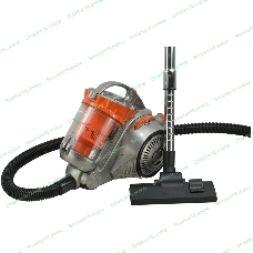 Пылесос Supra VCS-2424 серый/оранжевый, 420/2900 Вт, уборка сухая, пылесборник контейнер 3 л