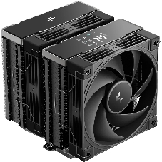 Кулер для процессора DEEPCOOL AK620 G2 DIGITAL NYX LGA1851/1700/1200/115X/AM5/AM4 (8шт/кор, TDP 260W, PWM, DUAL Fan 120мм, 6 тепл. трубок, Copper Base, черный) RET (R-AK620G2-BKNNMN-GJD-1)