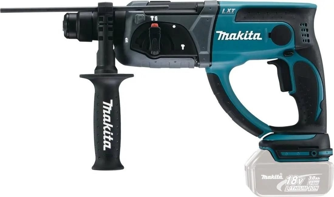 Перфоратор Makita DHR202Z, SDS-plus, 18 В, 1.9 Дж, от аккумулятора