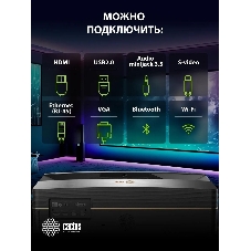 Проектор Cactus CS-U1.SG DLP 27200Lm (3840x2160) 800000:1 ресурс лампы:25000часов 2xUSB typeA 2xHDMI 9.7кг