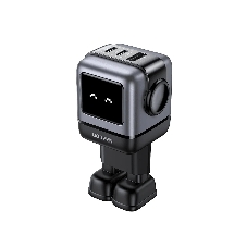 Сетевое зарядное устройство Nexode Robot 65Вт 2xUSB-C, 1xUSB-A, GaN Gray (25685B)