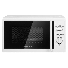 Микроволновая печь HOME HMM207СW белый, 20 л, 700 Вт, переключатели - поворотный механизм