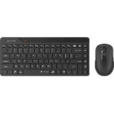 Комплект клавиатура+мышь A4Tech FStyler FG2200 Air2 беспроводной, USB, 1200 DPI, черный