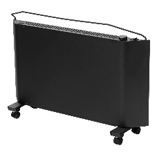 Конвектор электрический Denzel XCE-2000B черный, 2000 Вт, 25 м2, термостат
