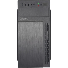 Компьютерный корпус Digma DCC-MN301 черный без БП mATX 1x80мм 2x120мм 1xUSB 2.0 1xUSB 3.0 audio