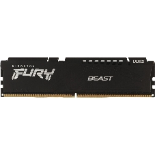 Оперативная память Kingston Fury Beast, DDR5, 32Gb (2x16Gb), 6000MHz, CL36, DIMM, с радиатором, черный