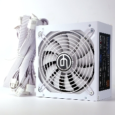 Блок питания Ginzzu MC800 14CM 80+Bronze Белый