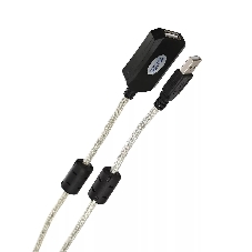 Кабель-адаптер VCOM VUS7049-25M USB2.0-repeater, удлинительный активный Am-->Af 25м
