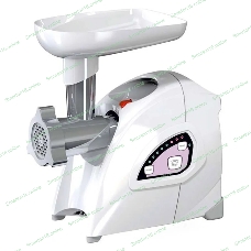 Мясорубка электрическая Аксион М642.02 белый, 2000 Вт, 3 кг/мин, реверс, защита от перегрузки, насадки - 4