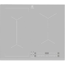 Индукционная варочная поверхность Electrolux EIV63440BS, 4 конфорки, с зоной расширения, стеклокерамика, 7800 Вт