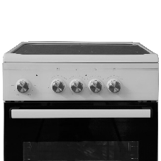 Плита электрическая De Luxe 506004.14ES белый, конфорок 4 шт, духовка 54 л, 50 см x 87 см x 60 см