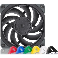 Вентилятор корпусной Noctua NF-A12x25 PWM chromax.black, 120 мм, 450-2000 об/мин, 22.6 дБ, 4-pin PWM, без подсветки, черный