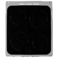 Плита электрическая De Luxe 506004.14ES белый, конфорок 4 шт, духовка 54 л, 50 см x 87 см x 60 см