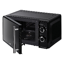 Микроволновая печь BBK 17MWS-794M/B-M черный, 17 л, 700 Вт, переключатели - поворотный механизм