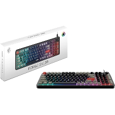 Клавиатура MSI Forge GK110 проводная, USB Type-A, чёрный