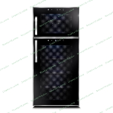Винный шкаф CASO WineDuett Touch 21 черный, 60 л, 2 отсека, 21 бут., класс B