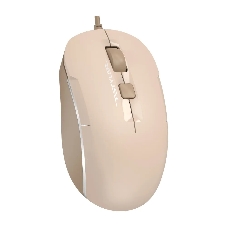 Мышь проводная A4Tech Fstyler FM26 бежевый/коричневый, 1600 dpi, USB, кнопки - 4
