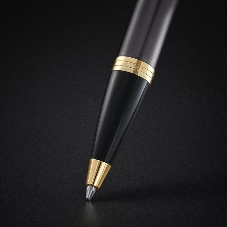 Ручка шариковая Parker IM Premium Grey Core GT (2214613) M, синие чернила, подарочная коробка
