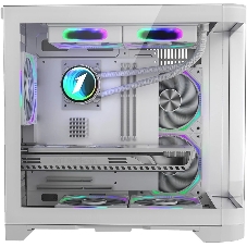 Компьютерный корпус 1STPLAYER UVIEW UV5 белый, mATX