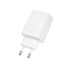 Сетевое зарядное устройство BOROFONE (6941991122880) BAS76A 1USB+1Type-C 3.0A QC3.0 PD 30W White