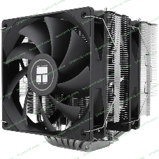 Кулер для процессора Thermalright Phantom Spirit 120 SE черный (4-pin PWM, 154mm, Ni/Cu, 7x6mm, 2x120мм, 66.17CFM, 25.6dBA, 1500RPM, S: 1200, 1700, 1851, 115X, AM4, AM5, silver, black)