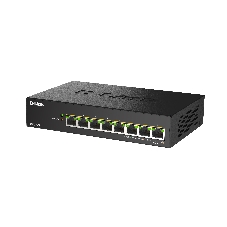 Коммутатор D-Link DMS-108P/A1A, 8×2.5 Гбит/с, неуправляемый