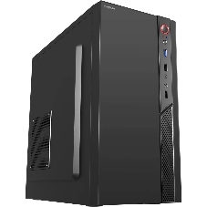 Компьютерный корпус Digma DCC-MN306 черный без БП mATX 1x80мм 1x92мм 2x120мм 2xUSB 2.0 1xUSB 3.0 audio