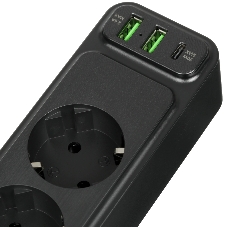 Сетевой фильтр Skyline USP-520 Black PD3.0
