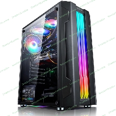 Компьютерный корпус ALSEYE Auro 3.0-B Mini-ITX/Micro ATX/ATX, USB 2.0*2+HD Audio+USB 3.0*1, 