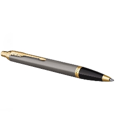 Ручка шариковая Parker IM Premium Grey Core GT (2214613) M, синие чернила, подарочная коробка