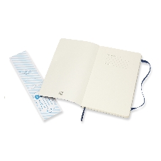 Блокнот Moleskine CLASSIC SOFT QP616B20 Large 130х210 мм, 192 страниц, линейка, мягкая обложка, синий сапфир