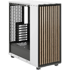 Компьютерный корпус Fractal Design North Chalk белый без БП mATX 3x120мм 2xUSB 3.0 1xUSB3.1 audio bott PSU