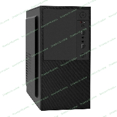 Компьютерный корпус Minitower ExeGate BAA-308-AAA350 (mATX, БП AAA350 с вент. 8см, 2хUSB, HD Audio, черный)