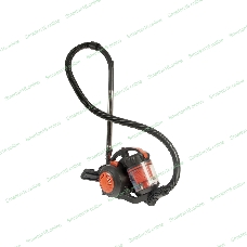 Пылесос Mystery MVC-1124 черный/оранжевый, 300/2000 Вт, уборка сухая, пылесборник контейнер 5 л