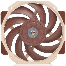 Вентилятор корпусной Noctua NF-A12x25r PWM, 120x25 мм, 0-2000 об/мин, 22.6 дБ, 4-pin PWM, 102.1 м³/ч, 2.34 мм H₂O, подшипник SSO2, бежево-коричневый