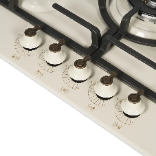 Газовая варочная поверхность Gorenje GW7C51CLI, 5 конфорок, эмалированная сталь, 11700 Вт
