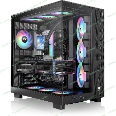 Компьютерный корпус Thermaltake View 380 XL TG ARGB черный без БП E-ATX 2x120мм 2xUSB3.0 audio bott PSU