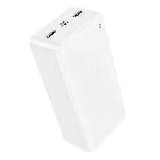 Портативный аккумулятор BOROFONE (6941991116421) BJ55B 30000mAh 2USB 2A LED-индикатор, белый