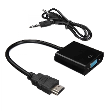Кабель-адаптер ACD-DAHVF-01B HDMI-VGA, Golden Plated, 19m/15f, черный, 0.2м (742576) Кабель-адаптер ACD-DAHVF-01B HDMI-VGA, Golden Plated, 19m/15f, черный, 0.2м (742576)