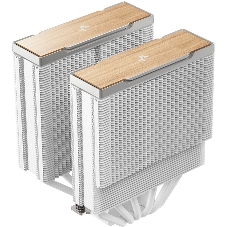 Кулер для процессора DEEPCOOL AK620 G2 WH LGA1851/1700/1200/115X/AM5/AM4 (8шт/кор, TDP 260W, PWM, DUAL Fan 120мм, 6 тепл. трубок, Copper Base, Wood-grain top cover, белый) RET (R-AK620G2-WHNNMN-GJD)