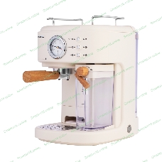 Кофеварка рожковая Maunfeld MF-737BG PRO бежевый, исп. кофе - молотый, 1.5 л, 1250 Вт, 15 бар