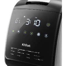 Хлебопечка Kitfort KT-305 чёрный/серебристый, 850 Вт, 1.5 кг, 12 программ