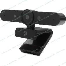 Веб-камера OKLICK OK-C031FH 1920x1080, 30 кадр/с, USB Type-A, микрофон (шумоподавление), автоматическая фокусировка, универсальное крепление