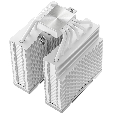 Кулер для процессора DEEPCOOL AK620 G2 WH LGA1851/1700/1200/115X/AM5/AM4 (8шт/кор, TDP 260W, PWM, DUAL Fan 120мм, 6 тепл. трубок, Copper Base, Wood-grain top cover, белый) RET (R-AK620G2-WHNNMN-GJD)