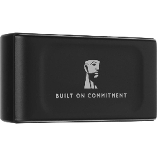 Внешний SSD Kingston XS1000, 1TB, USB 3.2 Gen 2 Type-C, R/W 1050/1000, черный